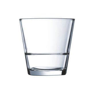 Arcoroc Stack Up - Water Glasses - 26cl - (Set of 6)