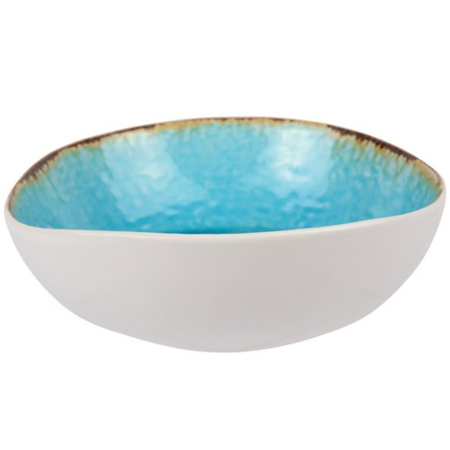 C&T Laguna-Azzurro - Salad bowls - D19x17.5xh6cm - Ceramic - (Set of 6)
