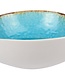 C&T Laguna-Azzurro - Salad bowls - D19x17.5xh6cm - Ceramic - (Set of 6)