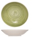 C&T Turbolino - Green - Deep Plate - D21cm - Ceramic - (set of 6)