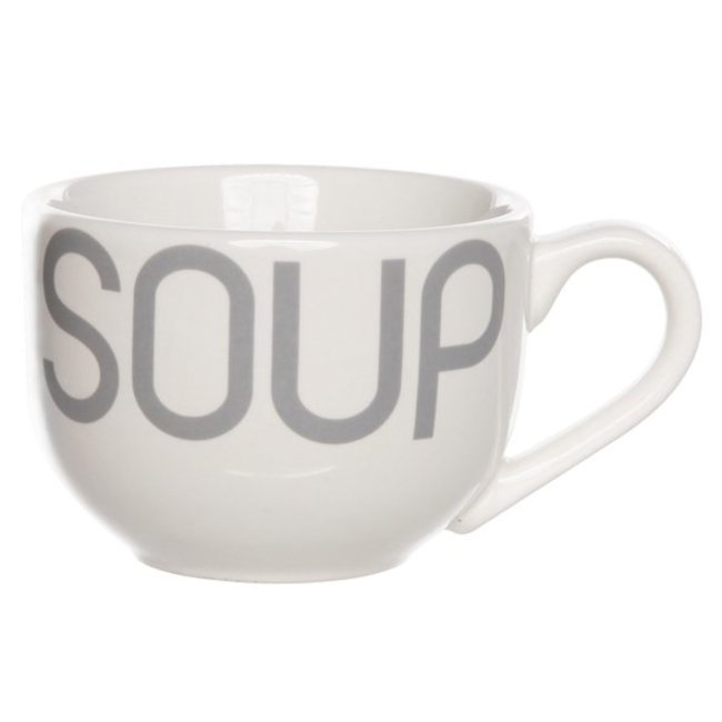 C&T Bol à soupe-SOUP - 55cl - Céramique - (lot de 6)
