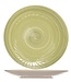 C&T Turbolino Green Sideplate 22cm - Ceramic - (Set of 6)