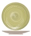 C&T Turbolino Grun Sideplate  22cm - Keramik - (6er set)