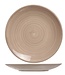 C&T Turbolino Brown - Dessert plate - D22cm - Ceramic - (Set of 6)