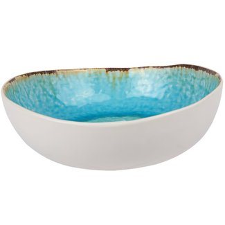 C&T Laguna Azzurro - Salad bowl - D21x20xh6.5cm - Set of 4