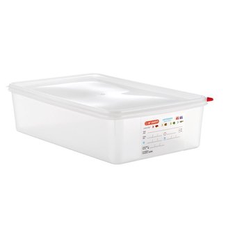 Araven Contenant pour aliments frais - Hermétique - Gn1-1 - 13,7L - 35,4x32,5xh10cm - Polypropylène - (Lot de 3)