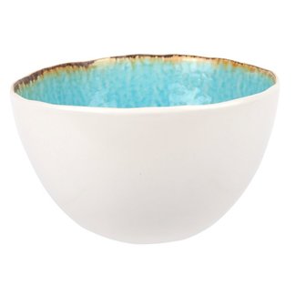 C&T Laguna-Azzurro - Salatschüssel - D14xh8,5cm - 60cl - Keramik - (6er-Set)