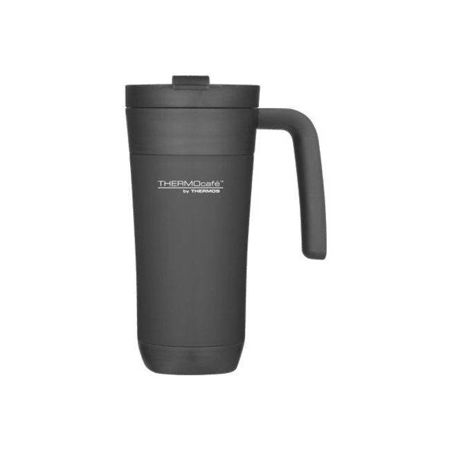 Thermos Flip Lid Travel Mug 470ml Blackplastic