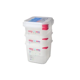 Araven Fresh food container - Hermetic - Gn1-6 - 1,7L - H10cm - Polypropylene - (Set of 6)
