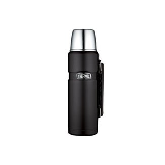 Thermos King - Bouteille isotherme - 1,2L - Noir