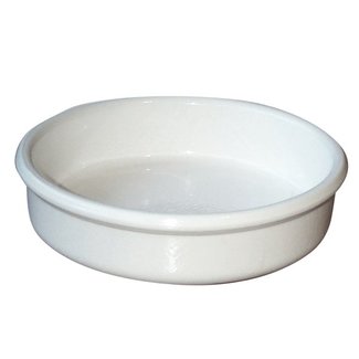 Regas Plats à Crème Brûlée - Blanc - D14xh3.5cm - (lot de 10)