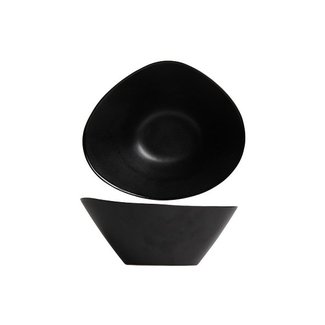 C&T Vongola - Salatschüssel - Schwarz - Keramik - (4er-Set)