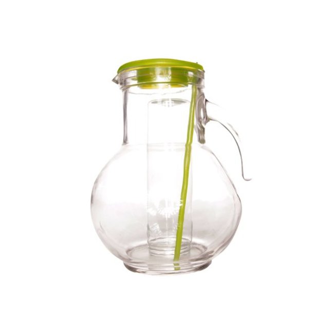 Bormioli Kufra - Pichet avec Couvercle Vert - 2L