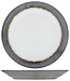 C&T Stone - Gray - Bread plate - D15cm - Porcelain - (set of 6)