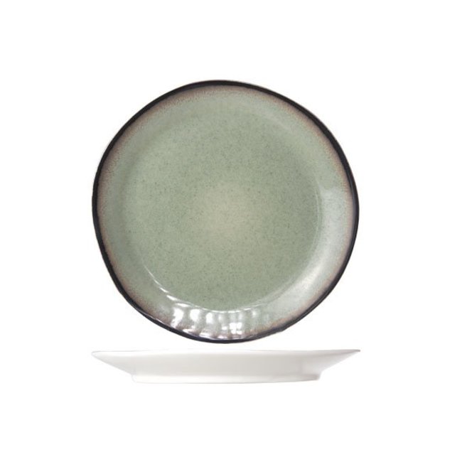 C&T Fez-Green - Brotteller - D15,5 cm - Keramik - (6er-Set)