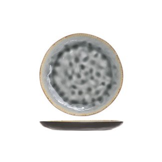 C&T Laguna Blue-Grau Dessert Plate D20cm - Keramik - (6er set)