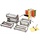 C&T Pasta Machine Set 6in1 Spagh.-fett.-las.-rav.dryer-cutter