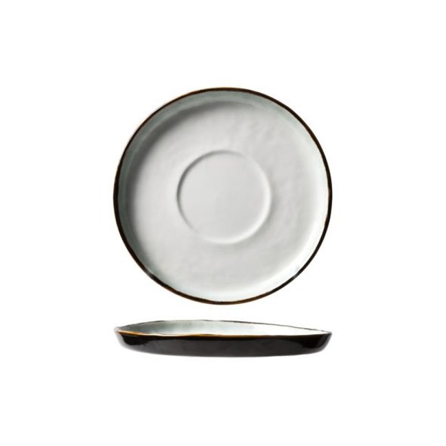 C&T Platon - Soucoupe - D15cm - Porcelaine - (lot de 6)