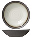 C&T Stone - Gray - Deep Plates - D18xh4.3cm - Porcelain - (set of 6)
