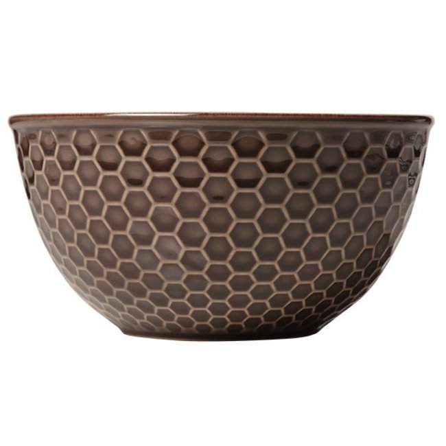 C&T Mistral-Brown - Bowl - D16xh8.3cm - 75cl - Ceramic - (set of 6)
