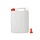 C&T Jerrycan Blanc 10lconformite Alimentaire (lot de 5)