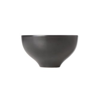 C&T Okinawa-Black - Bowl - D12.7xh7cm - Ceramic - (set of 6)