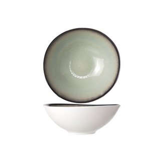 C&T Fez-Green - Bowls - D18cm - Ceramic - (set of 6)