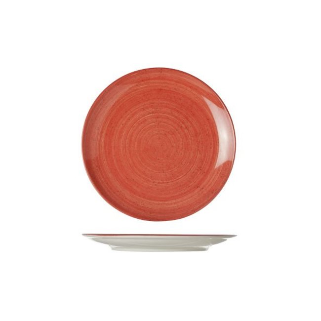 Cosy & Trendy For Professionals Twister Red Plat Bord D21cm