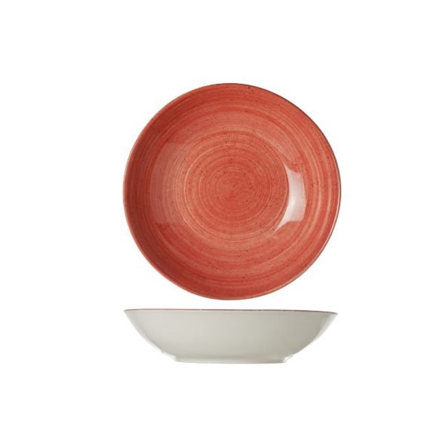 Cosy & Trendy For Professionals Twister Red Assiette Creuse D21cm