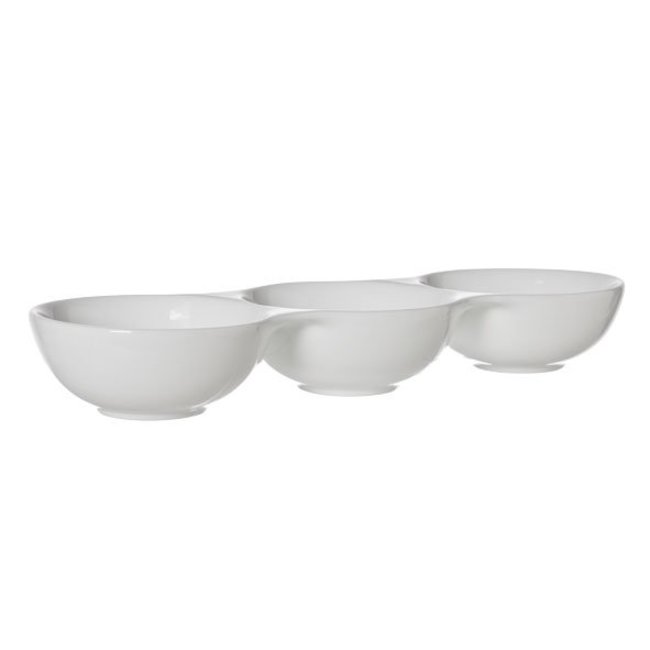 C&T Bolzano - Bowl - 37x12.8xh5.2cm - Porcelain - (set of 3)
