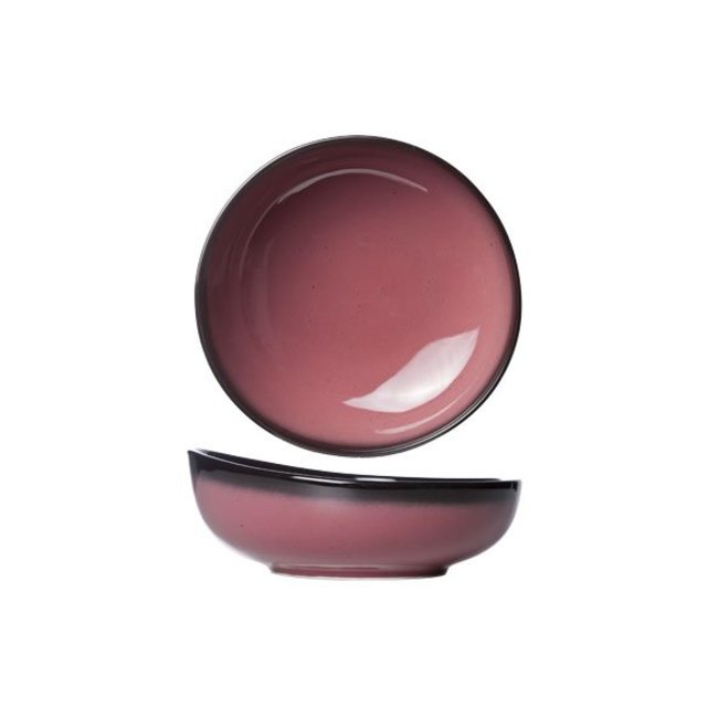 Cosy & Trendy For Professionals Vigo Indian Red - Bowls - D21cm - Porcelain - (Set of 6).