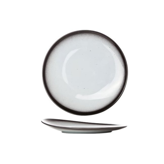 Cosy & Trendy For Professionals Coquille Vigo - Assiette à Dessert - Blanc - D21cm - Porcelaine - (Lot de 6).