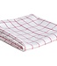 Cosy & Trendy For Professionals Keukenhanddoek Carreau Rouge-blanc100 Katoen 72x50cm-72gr (lot de 6)