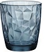 Bormioli Diamond-Dof - Water glasses - 39cl - Blue - (Set of 6)