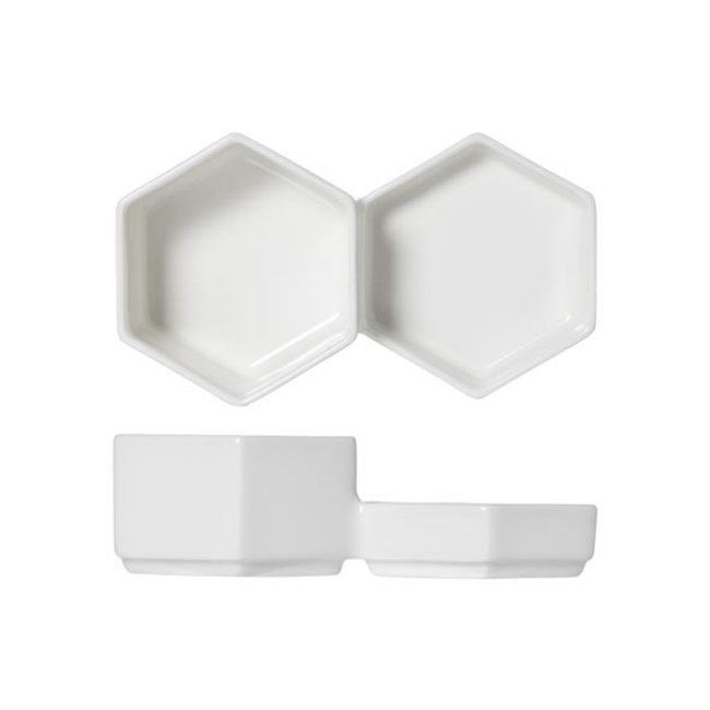 Cosy & Trendy For Professionals Hive - Bowl - Ivory - 18.5x10xh3-5cm - Porcelain - (set of 6)