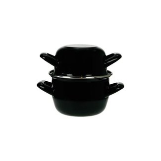 Cosy & Trendy For Professionals Marmite à moules - Noir - 18cm - Induction - Inox - (Lot de 6)