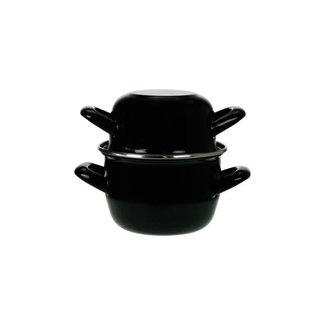 Cosy & Trendy For Professionals Mussel pot - Black - 18cm - Induction - Stainless steel - (Set of 6)