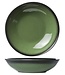 Cosy & Trendy For Professionals Vigo - Deep Plate - Green - D22cm - Porcelain - (set of 6)