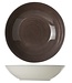 Cosy & Trendy For Professionals Twister-Brown - Diep Bord - D21cm - Porselein - (set van 6)