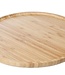 C&T Snackbrett - Servierbrett - Rund - 33x1,8cm - Holz.