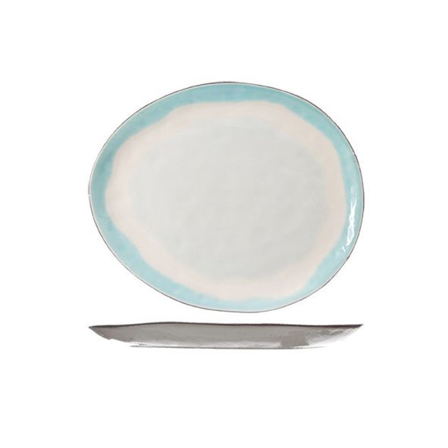 C&T Malibu Dinner Plate Oval 27.5x23cm (4er Set)
