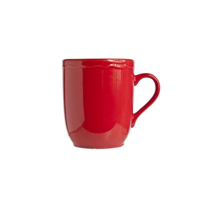 C&T Juliet - Tasse - Rot - 44cl - D9cm - Keramik - (6er Set).