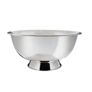 C&T Champagne-emmer op voet - Zilver - D40cm - Inox.