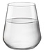 Bormioli Uno-Inalto - Verres à eau - 44cl - (Set de 6)