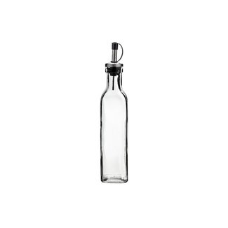 C&T Medium Clear Square Oil Bottle 300ml4.9x24.8cm