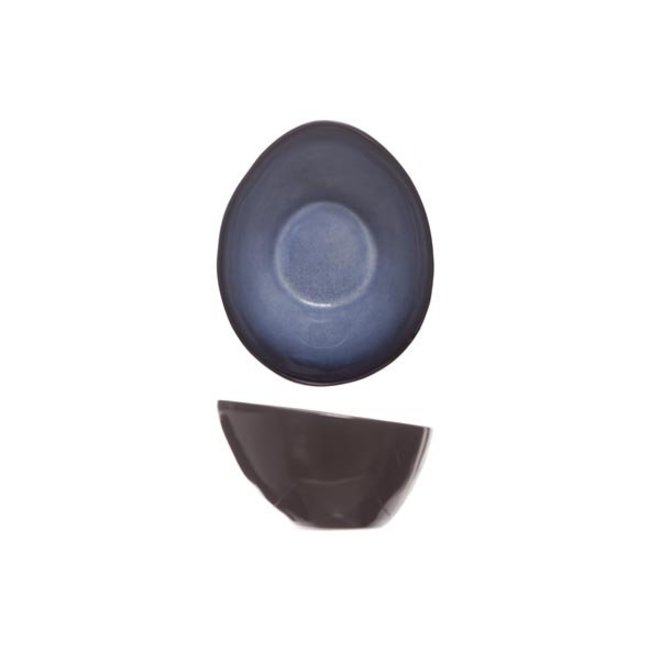 C&T Sapphire - Bowl - Oval - 10x7.5xh6cm - Ceramic - (set of 6)