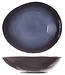 C&T Sapphire-Blue - Assiettes creuses - 19,5x16,5 - Céramique - (Ensemble de 6)
