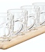 C&T Degustatie Set Plank - 4 Pinten 285ml48x10xh1.8cm