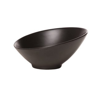 C&T Anthony-Black - Salad bowl - D15xh7,5cm - Ceramic - (Set of 6)