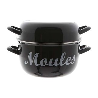 Cosy & Trendy For Professionals Moules - Pot à moules - Noir - D24cm - (Lot de 4)